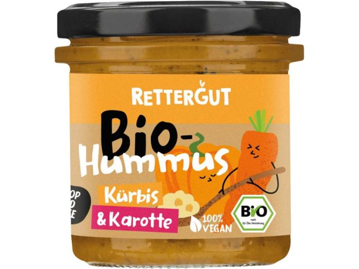 Bio Kürbis&Karotte Hummus